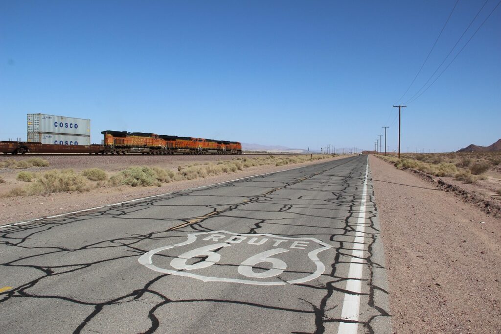 Parcourir la route 66 aux US