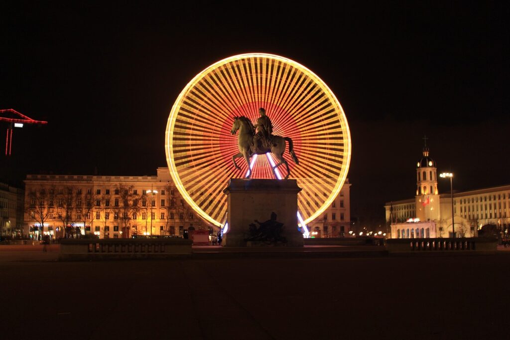 La place Bellecour La place Bellecour