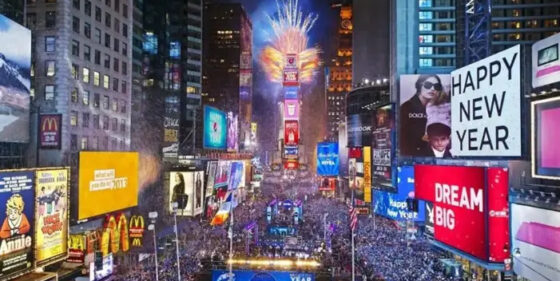 Célébration du Nouvel an de New-York