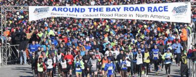 La Course Around the Bay à Hamilton